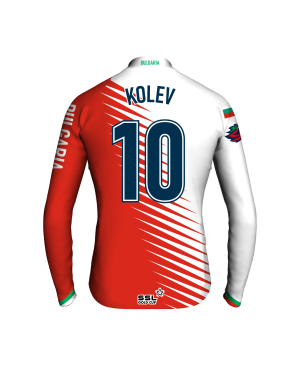 BUL_back-cpt Bulgaria Captain's Jersey |KOLEV no 10