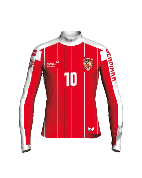 Denmark Captain's Jersey |HOGH-CHRISTENSEN no 10