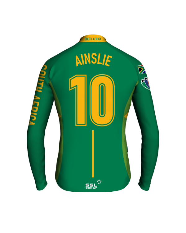 RSA_back-cpt South Africa Captain's Jersey |AINSLIE no 10