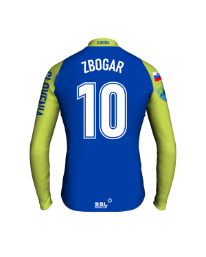 SLO_back-cpt Slovenia Captain's Jersey |ZBOGAR no 10