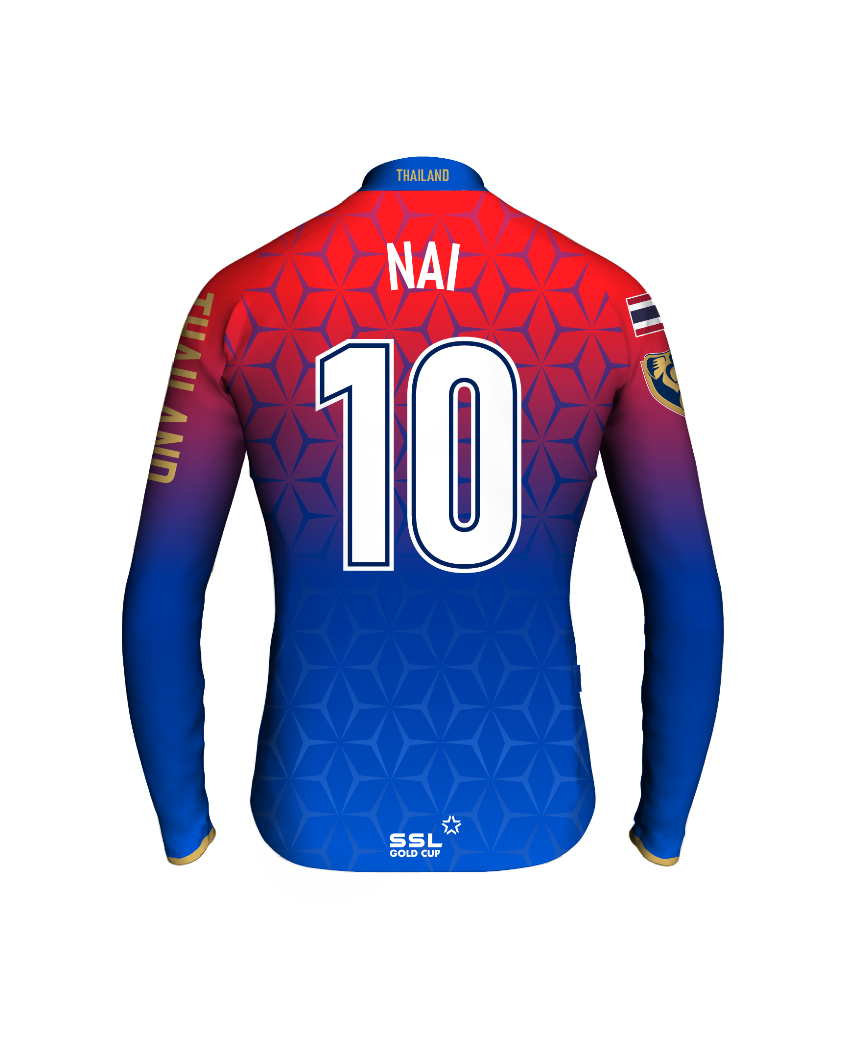 THA_back-cpt Thailand Captain's Jersey | NAI no 10 - Image 1