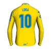 UKR_back-cpt Ukraine Captain's Jersey |LUKA no 10