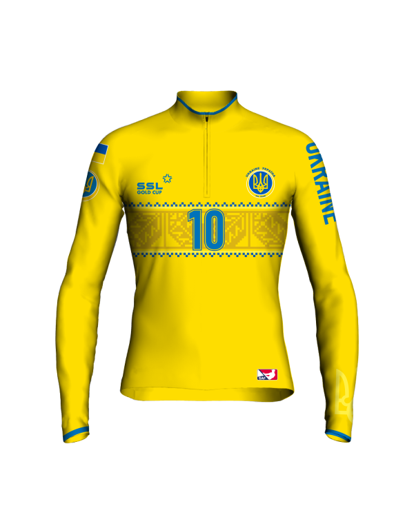 UKR_front-cpt Ukraine Captain's Jersey |LUKA no 10